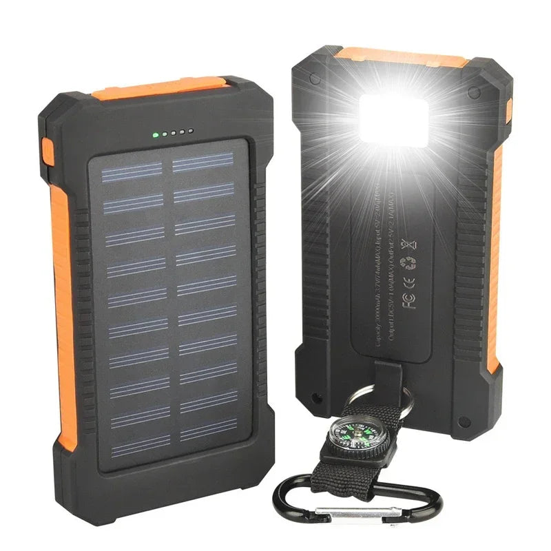 Power Bank 200000mAh com Carregamento Solar