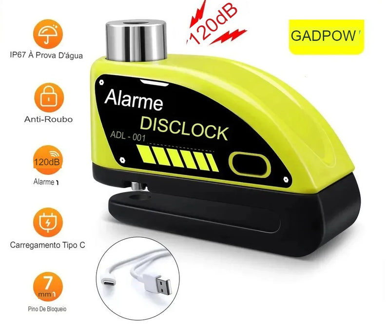 Alarme Antifurto para Motocicleta - Gadpow
