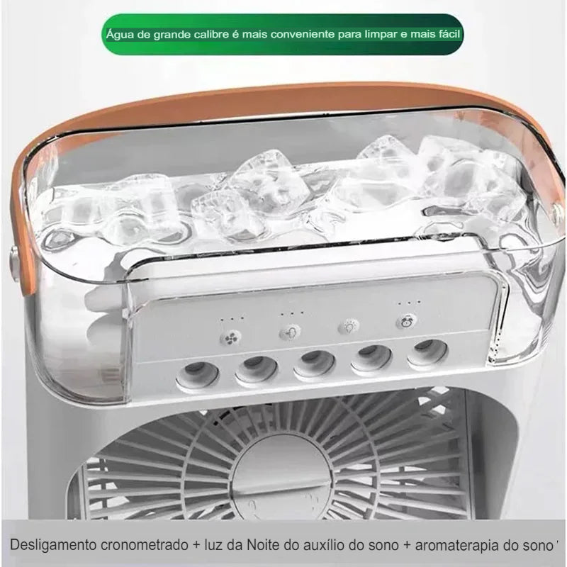 Ar Condicionado Portátil com Ventilador e Humidificador