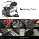 Bomba de Pneu Elétrica Portátil para Carros