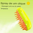 Escova de Vapor para Remoção de Pelos de Pets