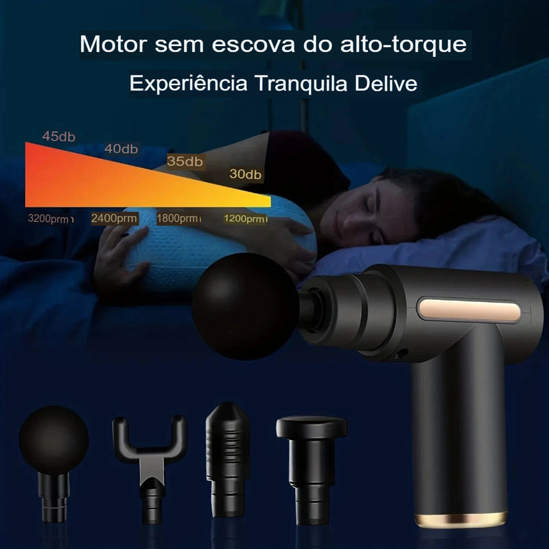 Pistola de Massagem Elétrica Profissional